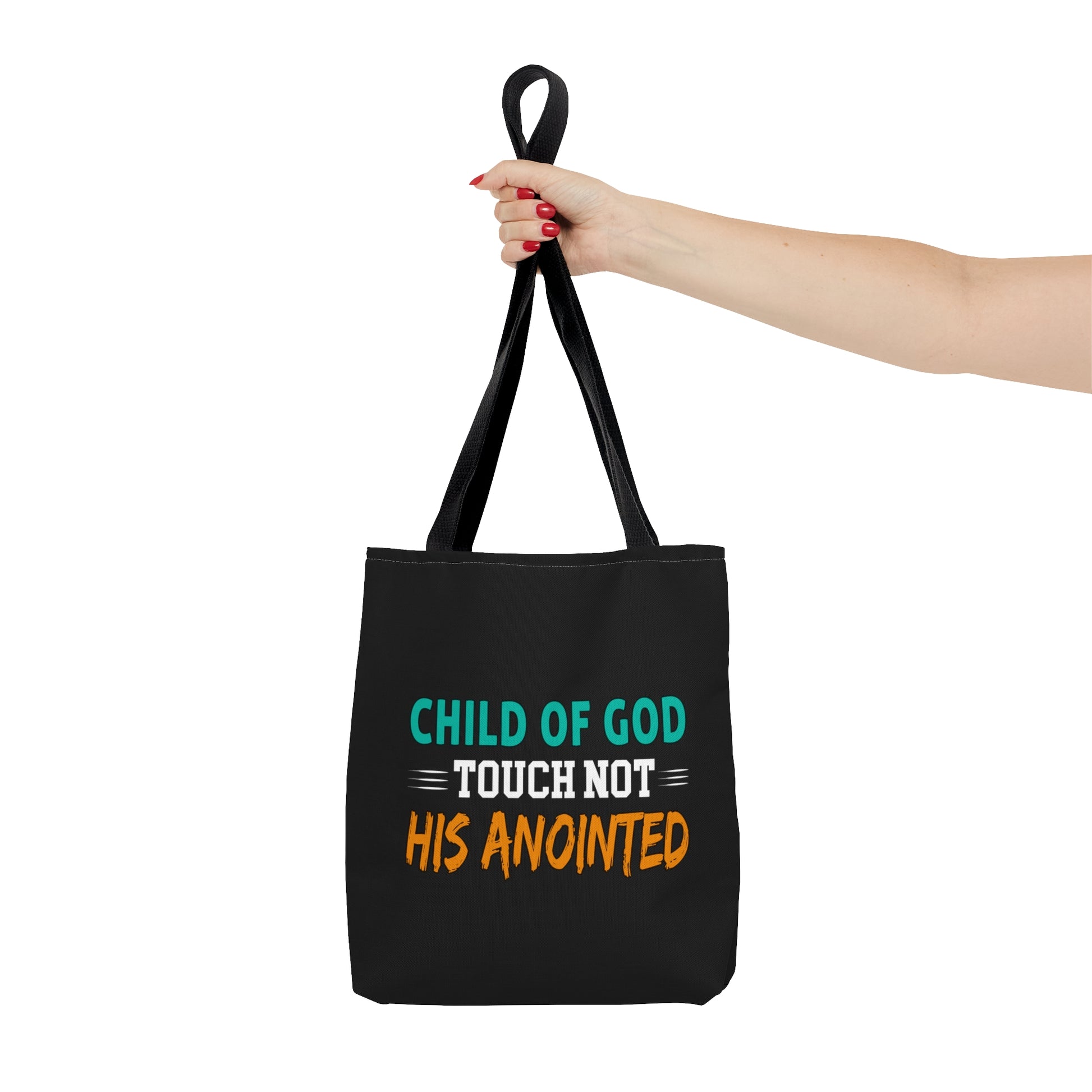 Child Of God Touch Not His Anointed Christian Tote Bag Printify