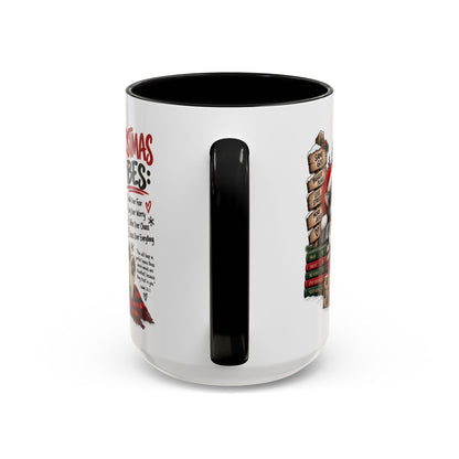 Christmas Vibes: Jesus Over Everything Santa Cat Coffee Mug