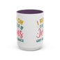 Inspirational Coffee Accent Mug - "I Run on Coffee & " - Perfect Gift for Faith & Coffee Lovers