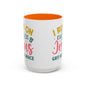 Inspirational Coffee Accent Mug - "I Run on Coffee & " - Perfect Gift for Faith & Coffee Lovers