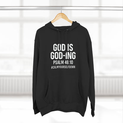 Faith - Inspired Fleece Hoodie | God is Good, Psalm 46:10, Cozy Gift, Spiritual Apparel, Inspirational Hoodie, Everyday Wear - ClaimedbyGodDesigns