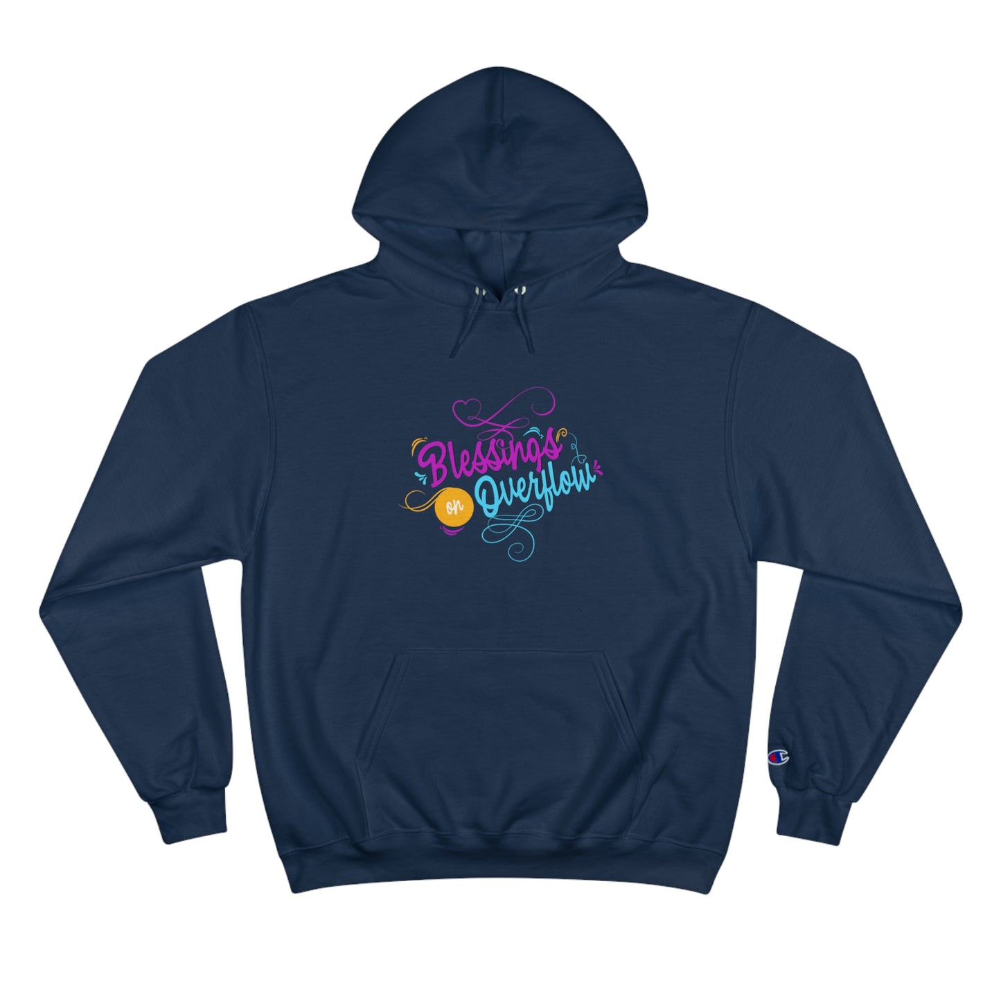 Blessings On Overflow Unisex Champion Hoodie