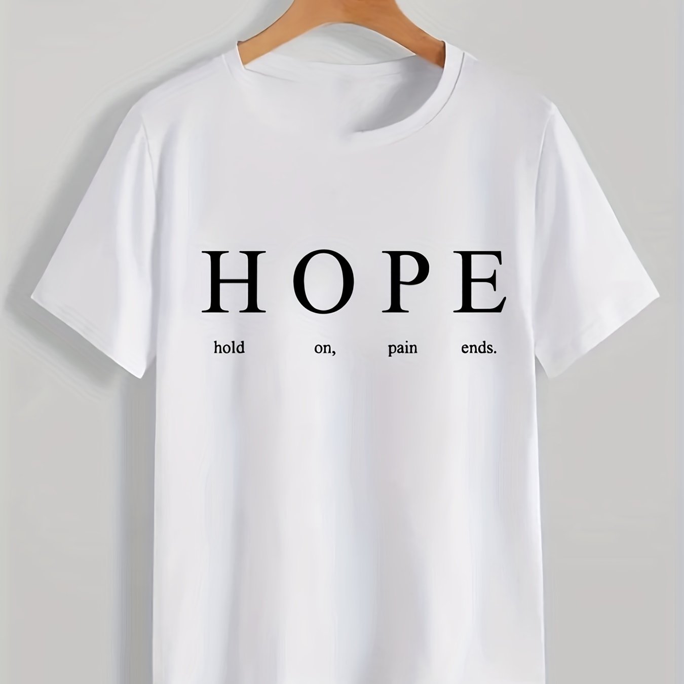 HOPE: Hold On Pain Ends Women's Christian T-shirt claimedbygoddesigns