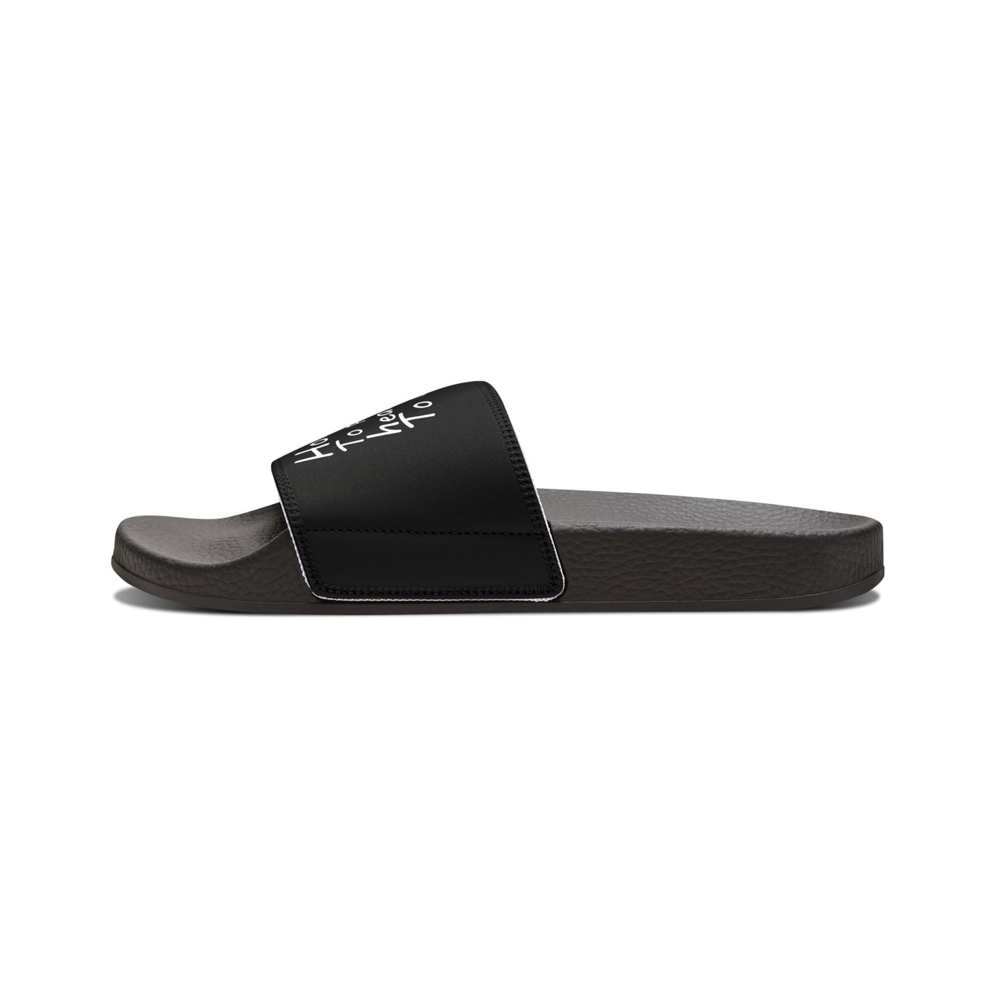 Motivational Men's Christian Removable-Strap Sandals - 'Holy Enough'