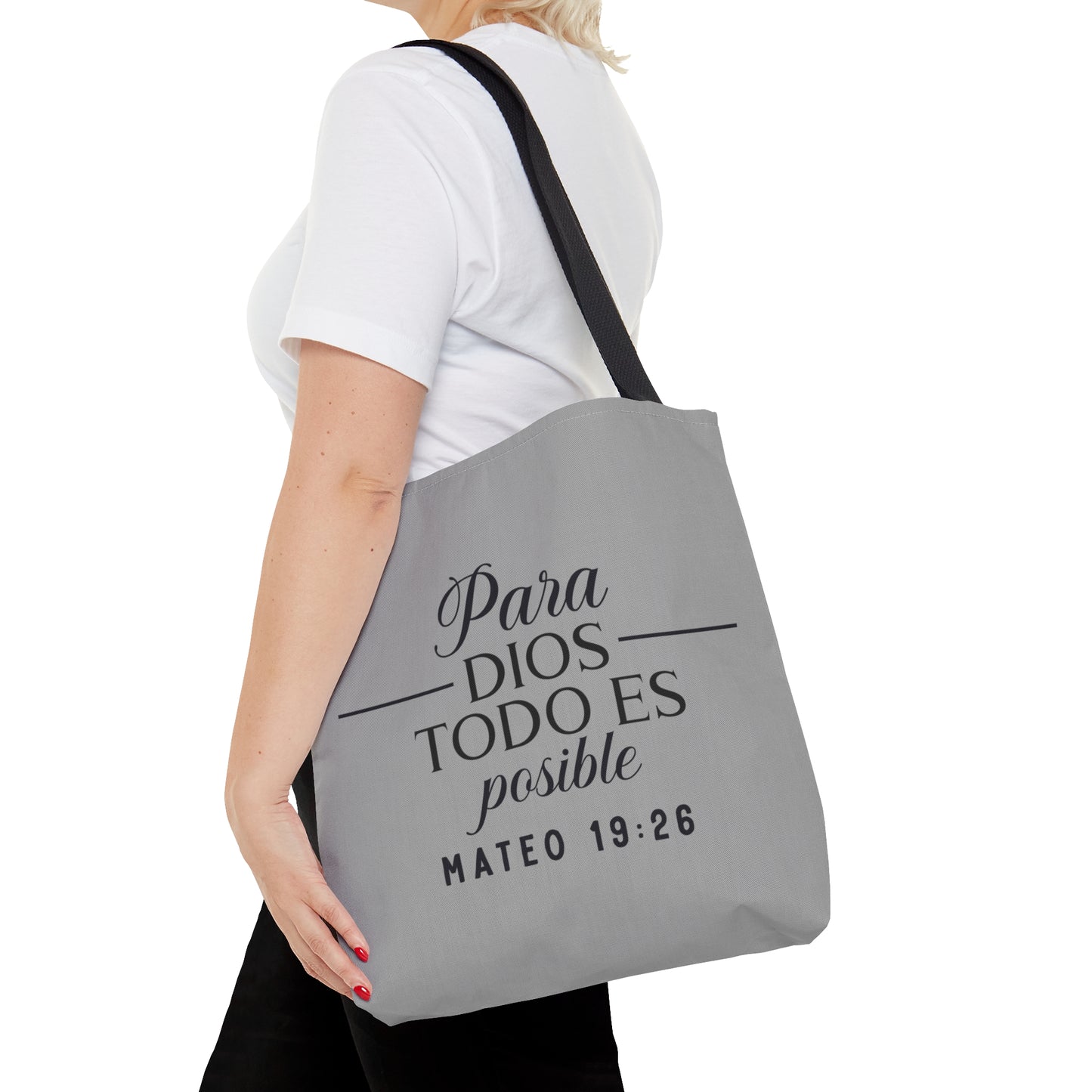 PARA DIOS TODO ES POSIBLE Christian SPANISH Tote Bag Printify