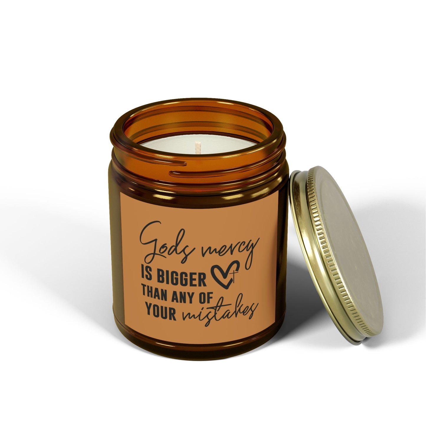 God's Mercy Is Bigger Than Any Of Your Mistakes Christian Scented Candle (4oz, 9oz)