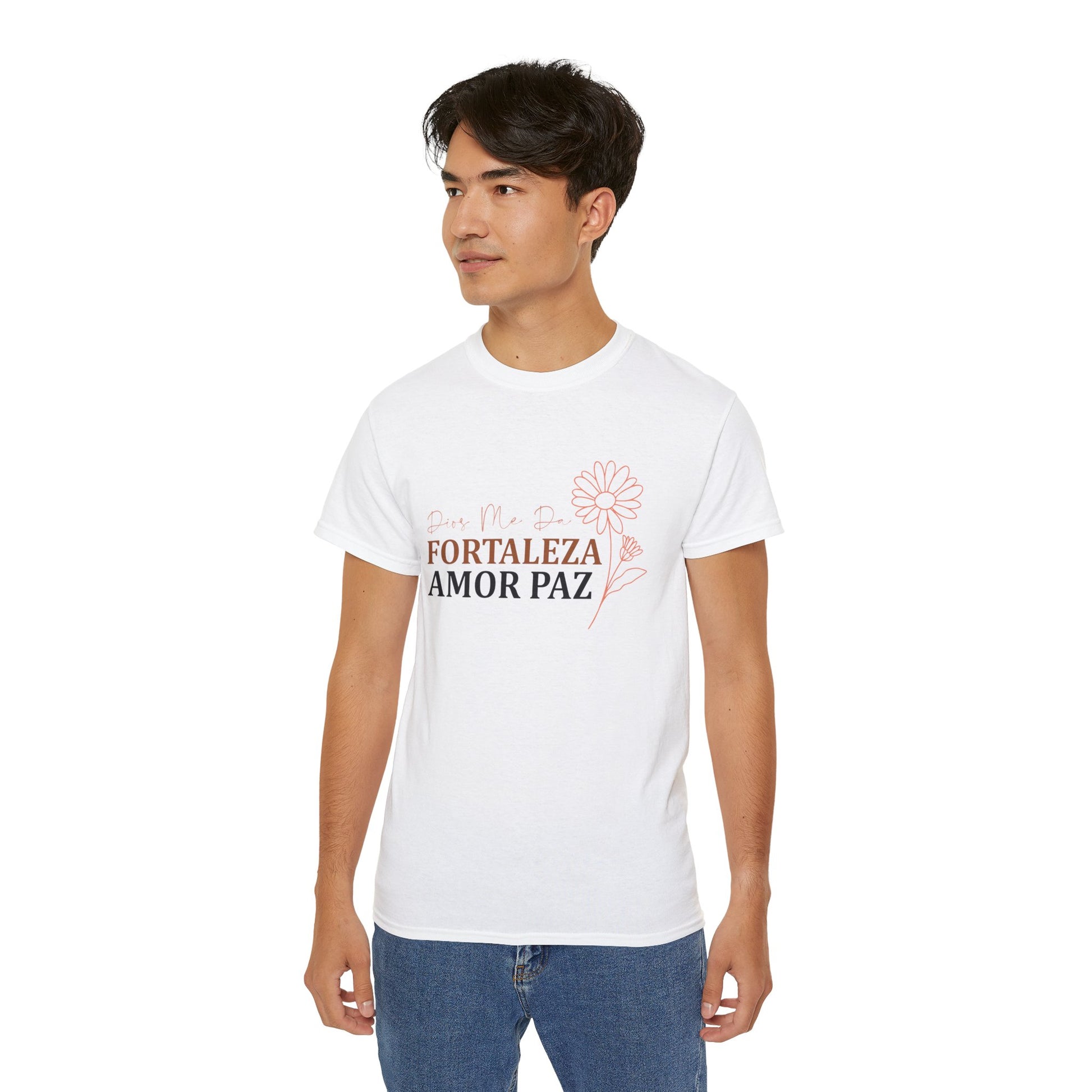 Dios Me Da Fortaleza Amor Paz Christian Spanish Unisex T-shirt Printify