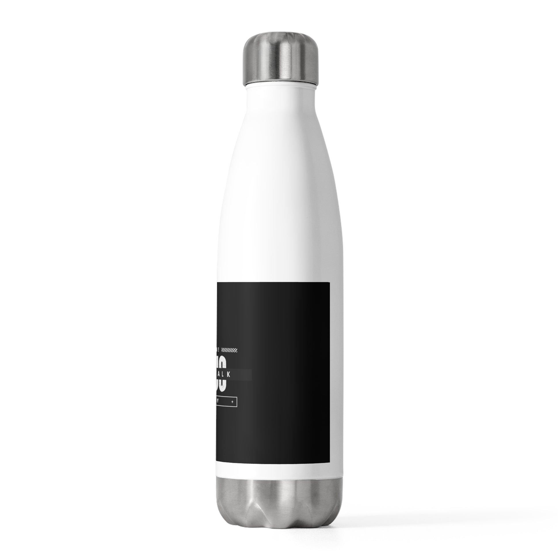 Caution I Can Talk Jesus All Day Christian Insulated Bottle Printify