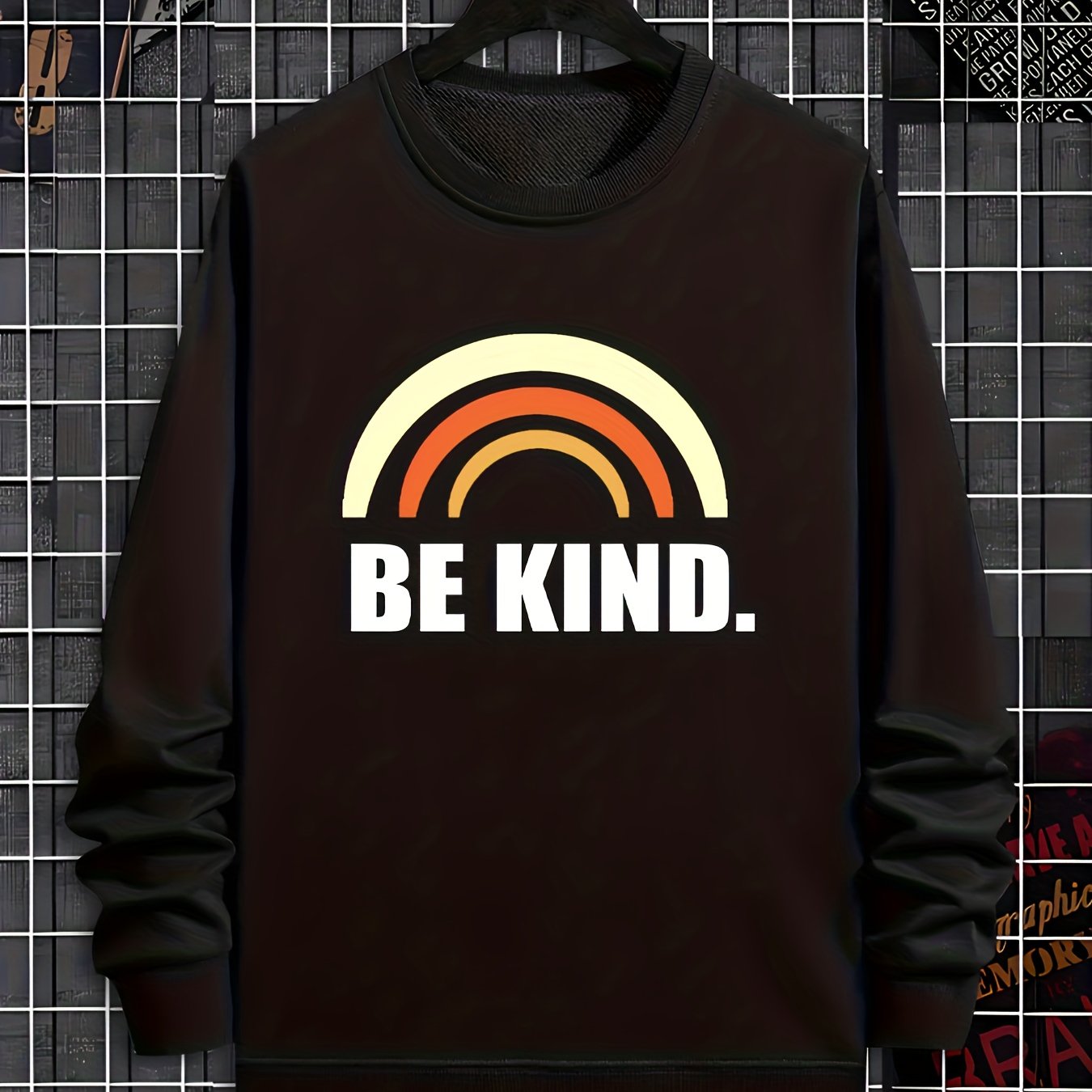 BE KIND Unisex Christian Pullover Sweatshirt claimedbygoddesigns