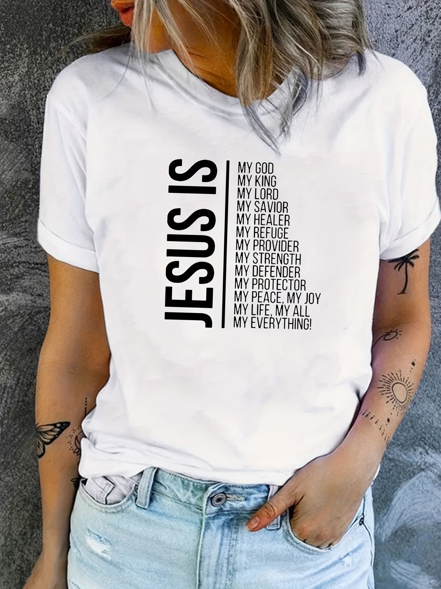 Jesus Is My Everything Women's Christian T-shirt claimedbygoddesigns