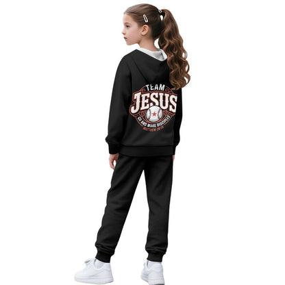 His Team Youth Christian Zippered Sportswear - ClaimedbyGodDesigns
