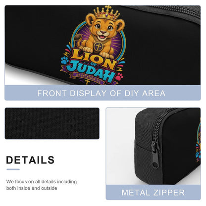 Lion Of Judah Christian 3 PCS Bag Set (Backpack, Lunch Bag and Pencil Case) - ClaimedbyGodDesigns