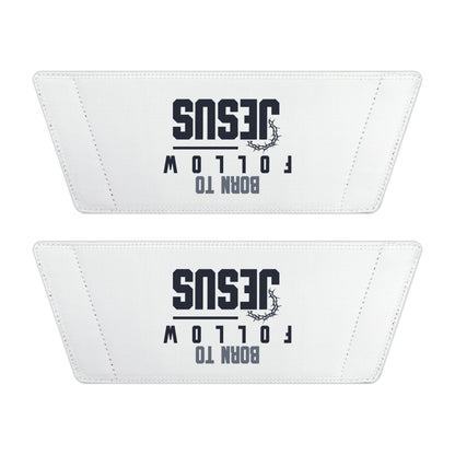 Men's Removable - Strap Sandals with 'Born to Follow Him' Design, Casual Footwear, Summer Sandals, Christian Gifts, Relaxed Style, Beachwear - ClaimedbyGodDesigns