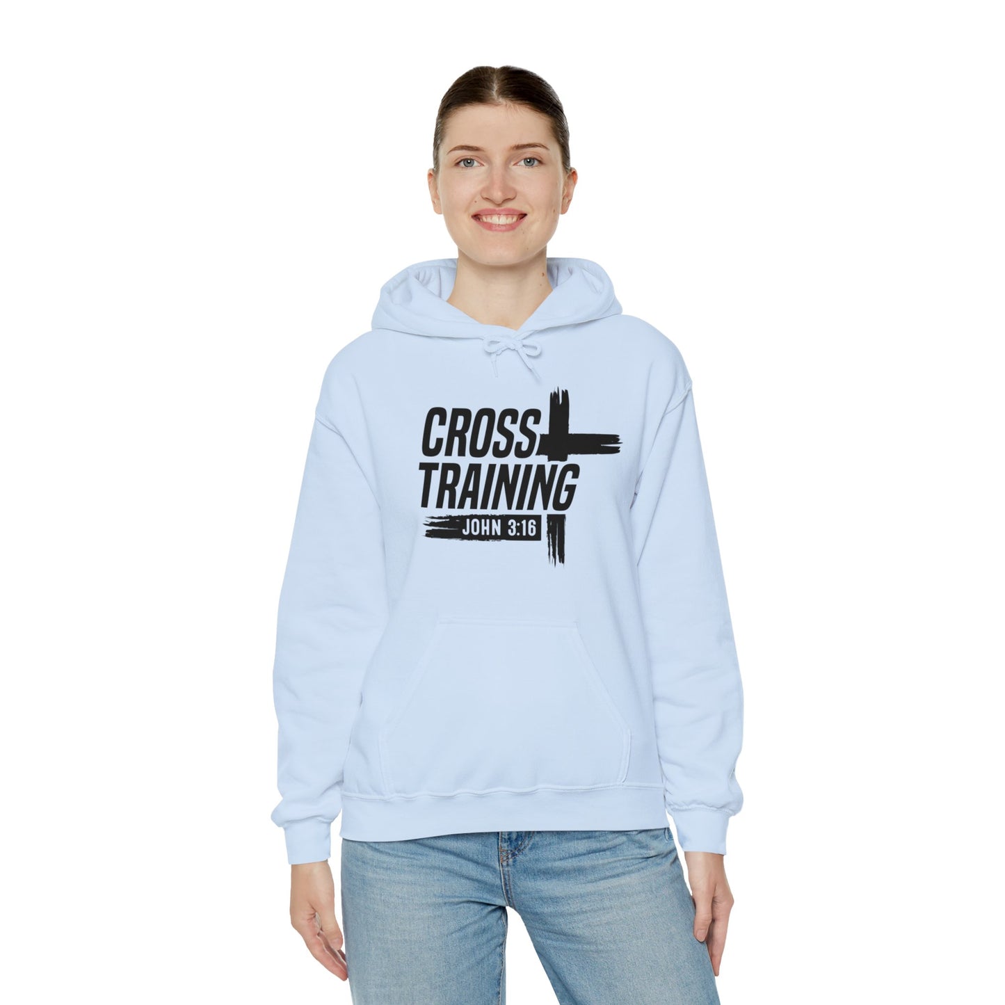 Cross Training Unisex Christian Hooded Pullover Sweatshirt