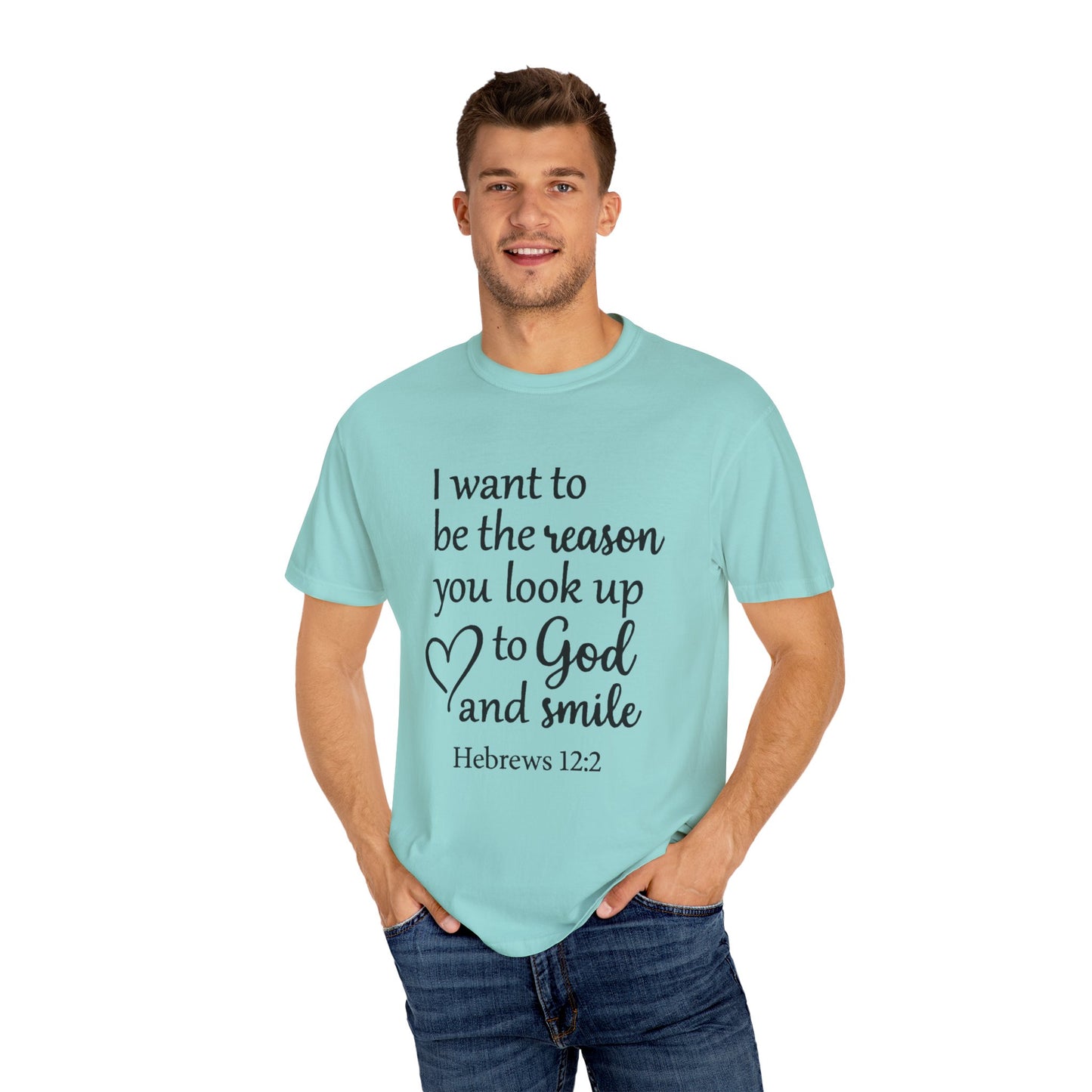 Inspirational Unisex T-Shirt -Smile, Faith-Based Apparel, Religious Gift, Christian Tee, Motivational Shirt, Everyday Wear