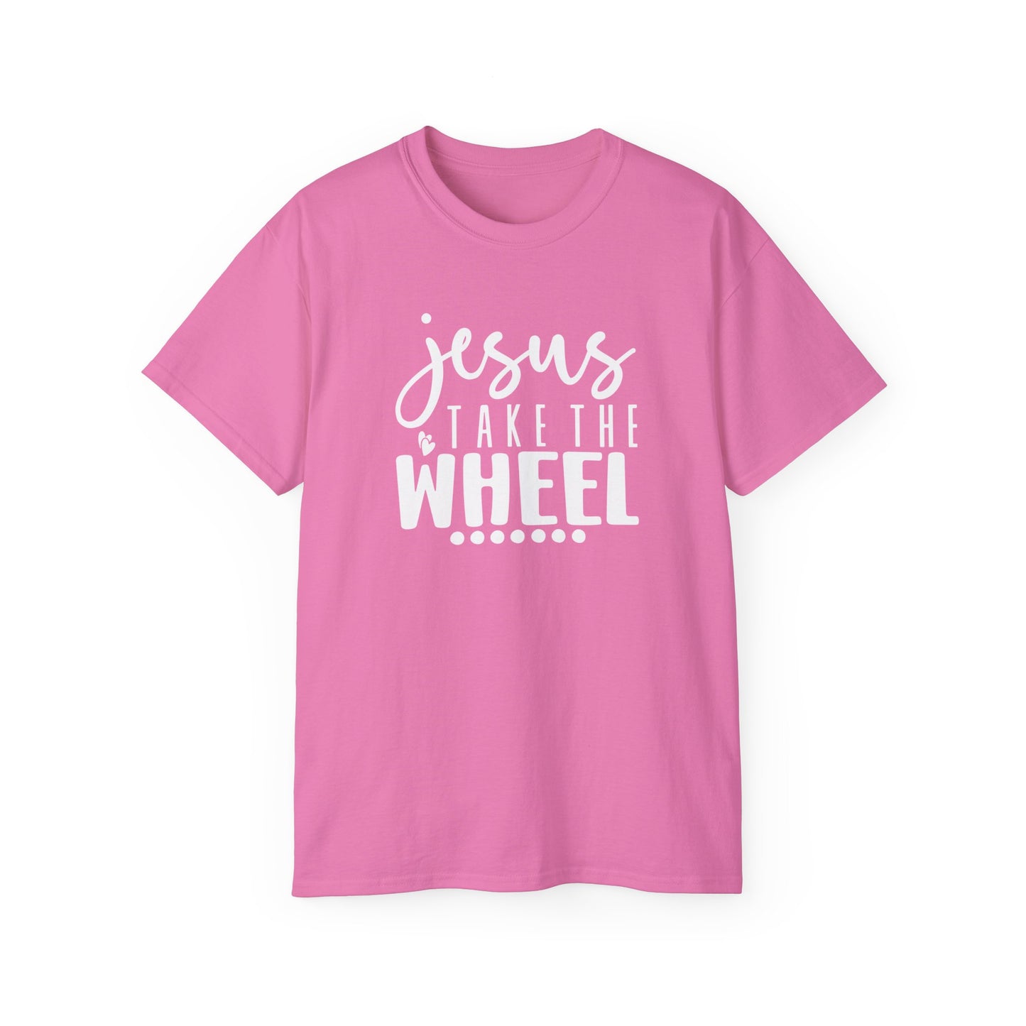 Jesus Take The Wheel Funny Unisex Christian Ultra Cotton Tee Printify