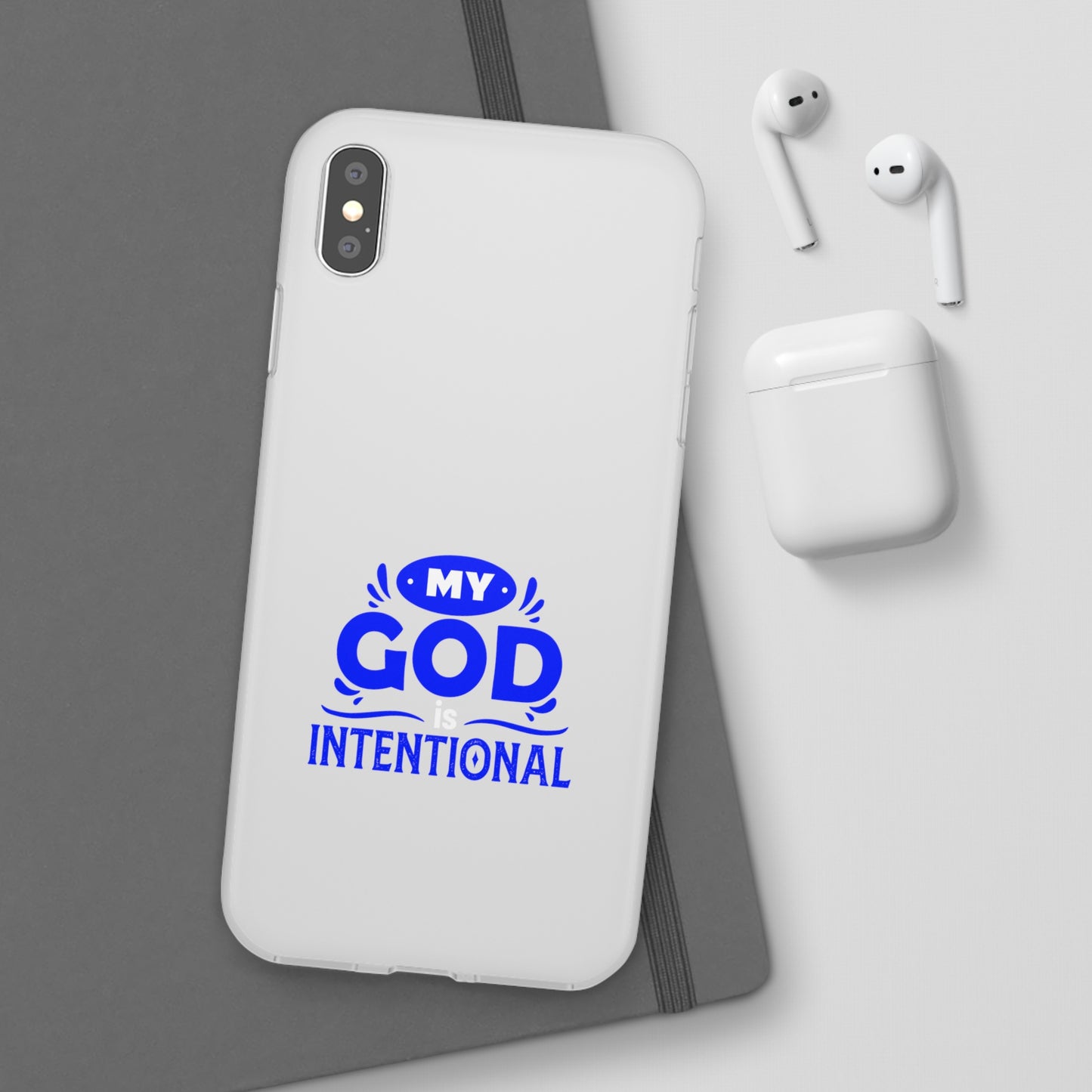 My God Is Intentional  Flexi Phone Case