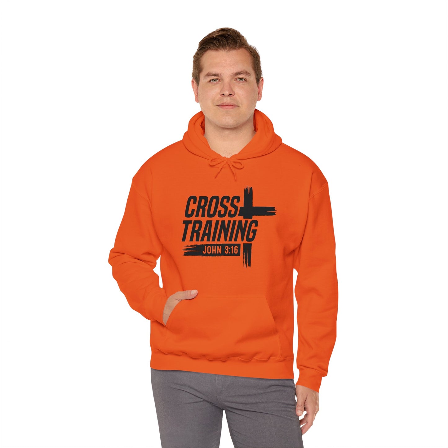 Cross Training Unisex Christian Hooded Pullover Sweatshirt