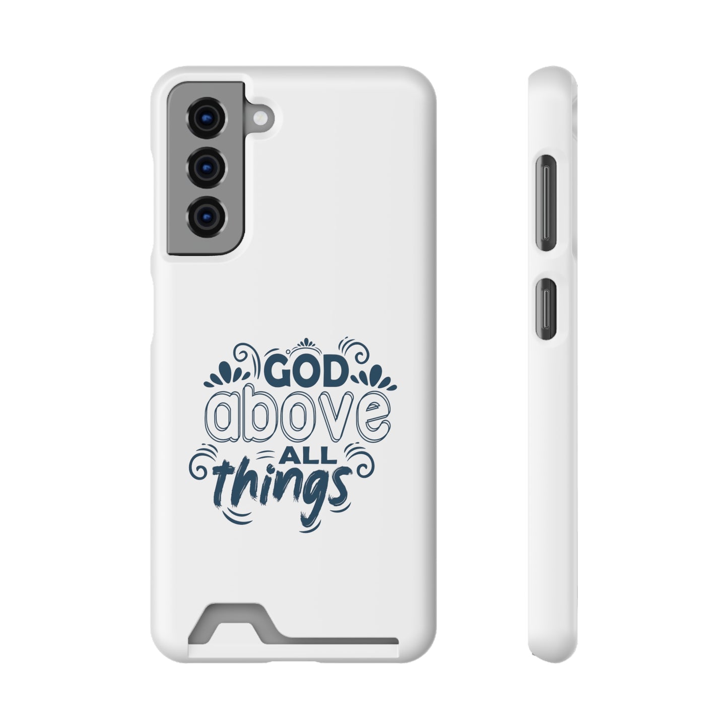 God Above All Things Phone Case With Card Holder