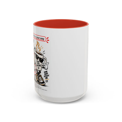 Sorry, This Vessel Is Already Occupied Personalized Christian Coffee Mug — Called by Name Accent Mug (15oz)