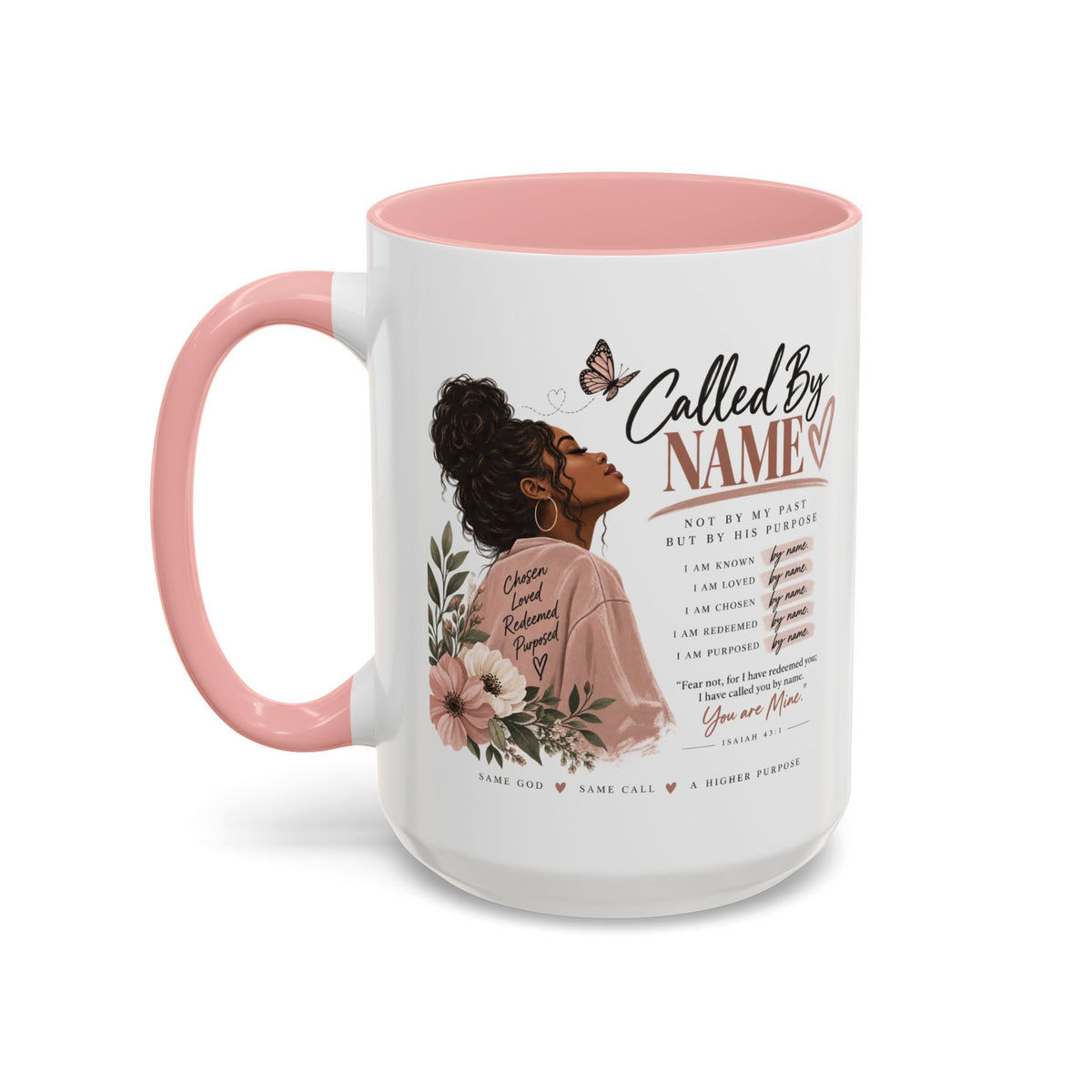 Called By Name Coffee Mug — Inspirational Christian Gift for Her (11/15oz)