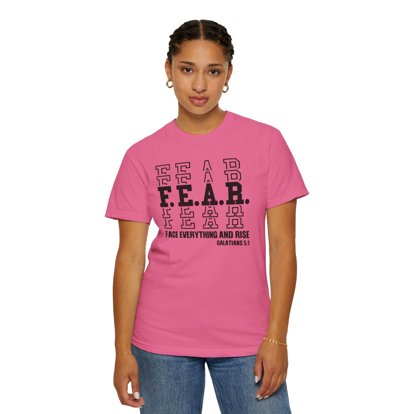 FEAR Face Everything And Rise Unisex Christian T-shirt