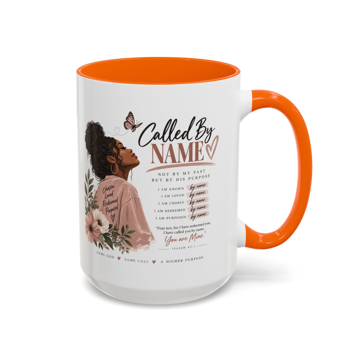 Called By Name Coffee Mug — Inspirational Christian Gift for Her (11/15oz)