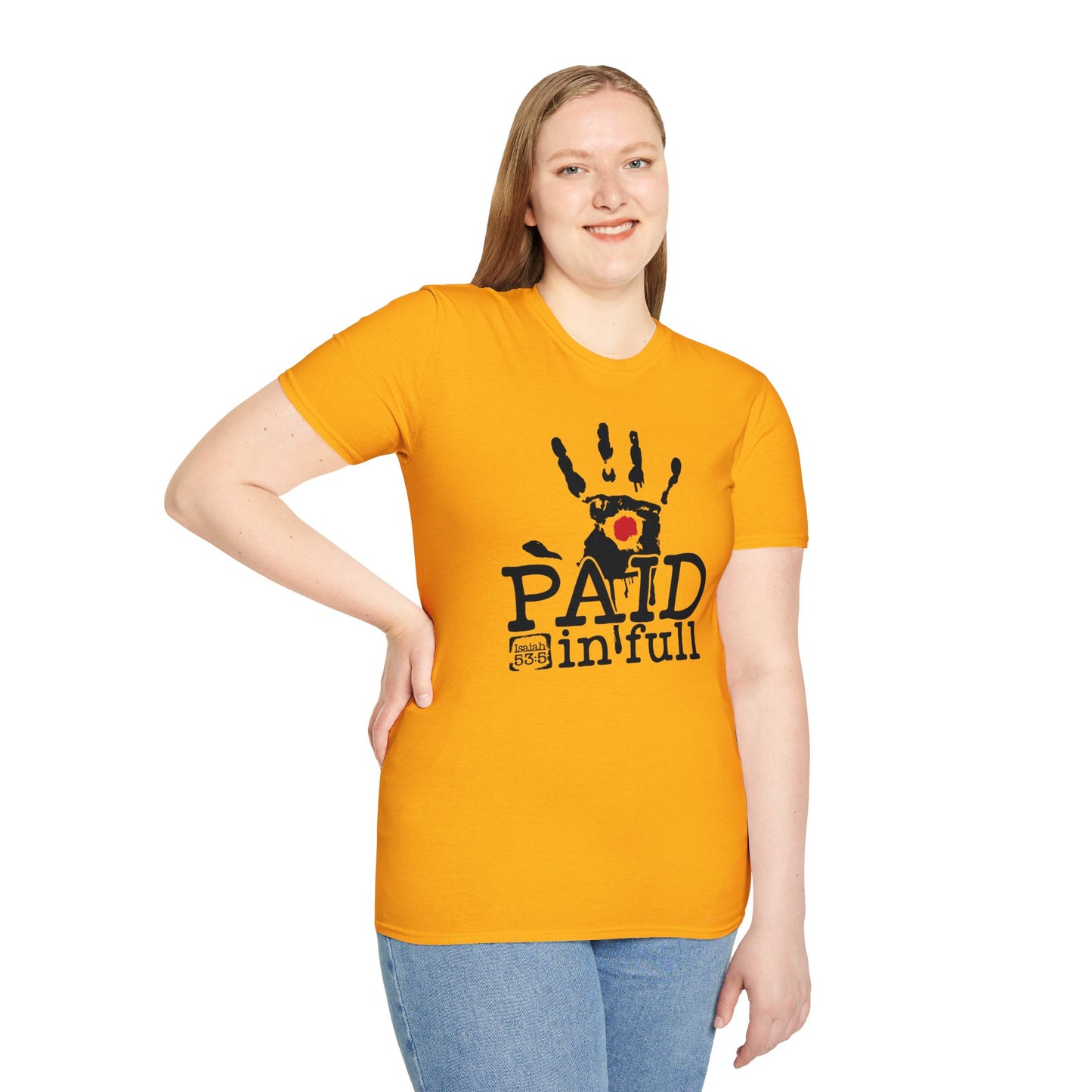 Paid In Full Jesus Paid It All Christian Unisex T-shirt