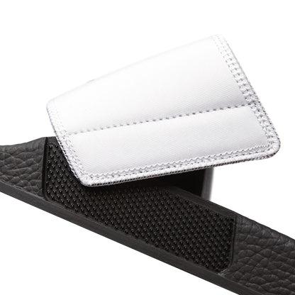 Youth 'He Did It' Christian Slide Sandals — 1 Corinthians 15:3 Faith Slides