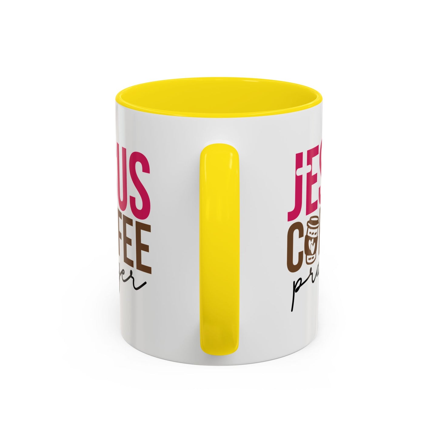 Faith-Inspired Coffee Prayer Accent Mug - Faith Inspired Gift for Coffee Lovers, Religious Drinkware, Inspirational Kitchen Decor