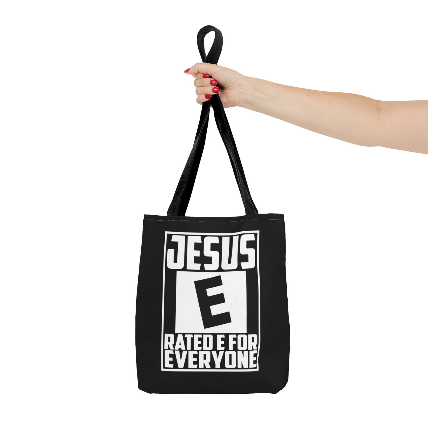 Jesus Rated E For Everyone Christian Tote Bag Printify