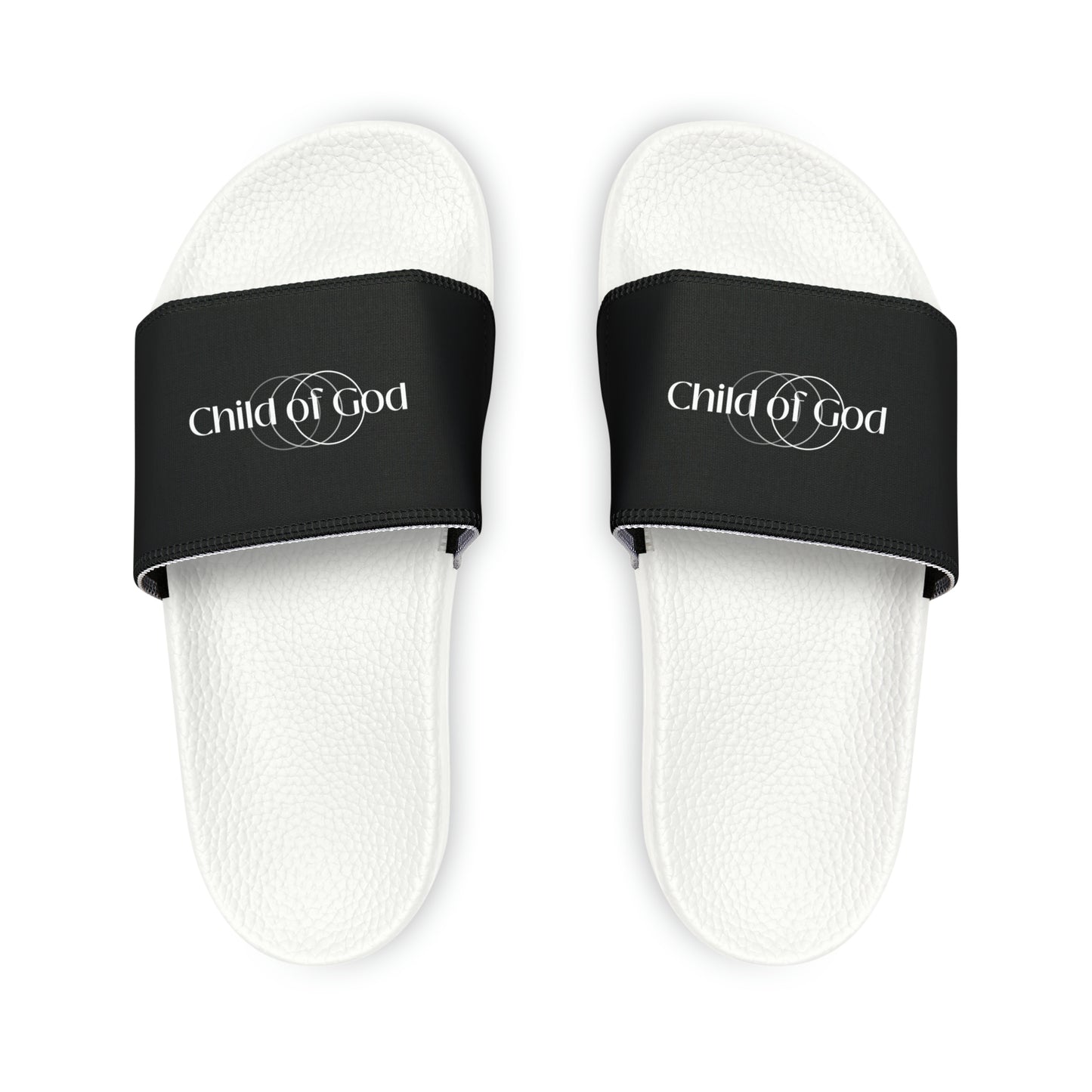 Child Of God Men's PU Christian Slide Sandals Printify