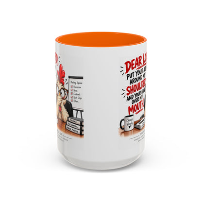 Christian Coffee Mug — "Dear Lord, Put Your Arm Around My Shoulder" Inspirational Ceramic Mug