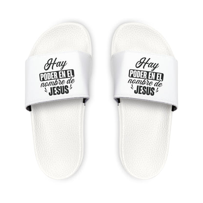 Women's Removable - Strap Spanish Sandals with Inspirational Quotes, Casual Footwear for Summer, Beach Days, Travel, Christian Gifts - ClaimedbyGodDesigns