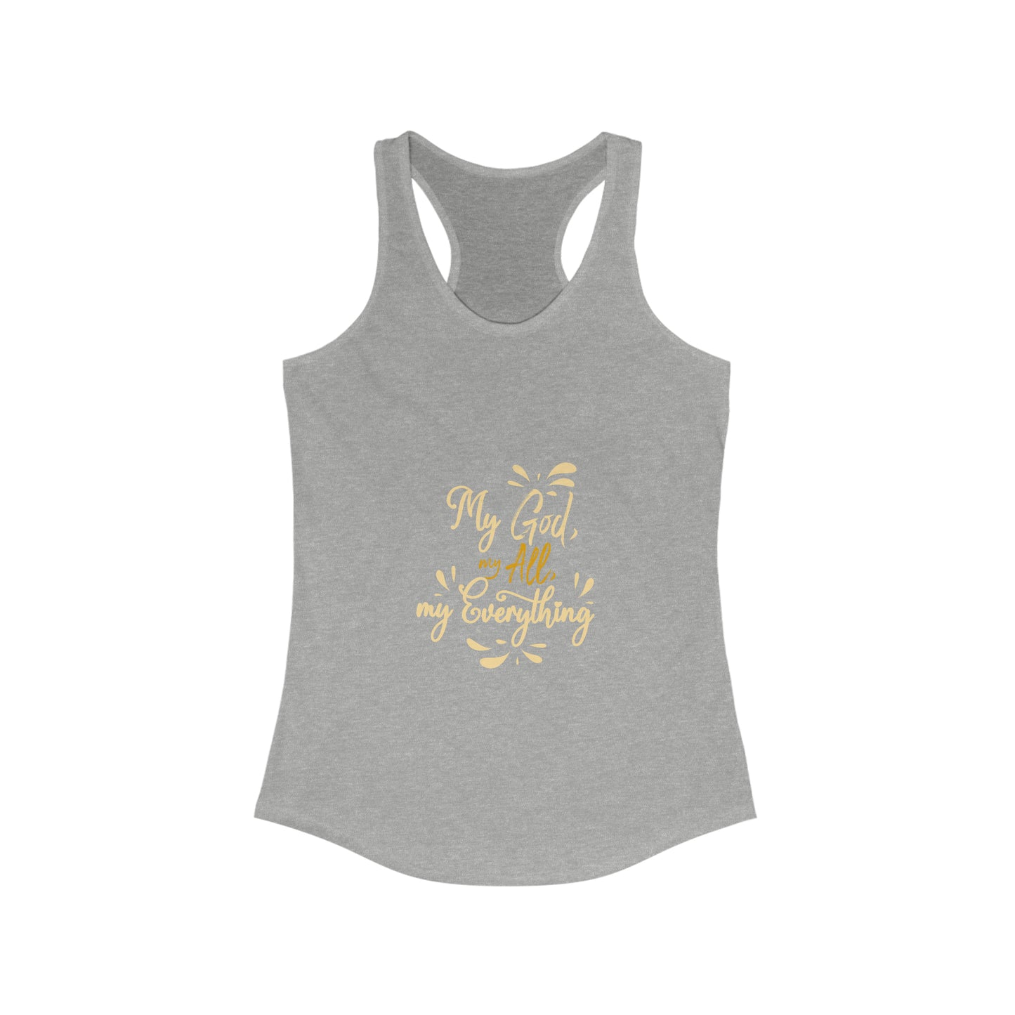 My God My All My Everything Slim Fit Tank-top