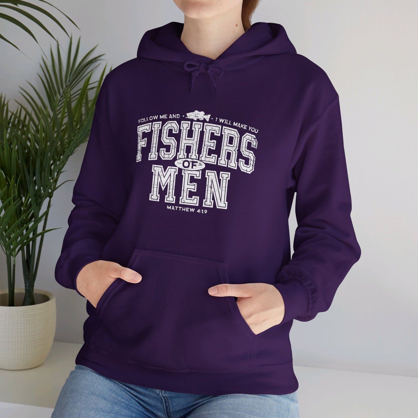 Fishers Of Men Unisex Christian Pullover Hooded Sweatshirt