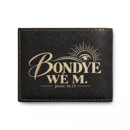 Bondye Wè M. Kreyòl Christian RFID wallet, view 10