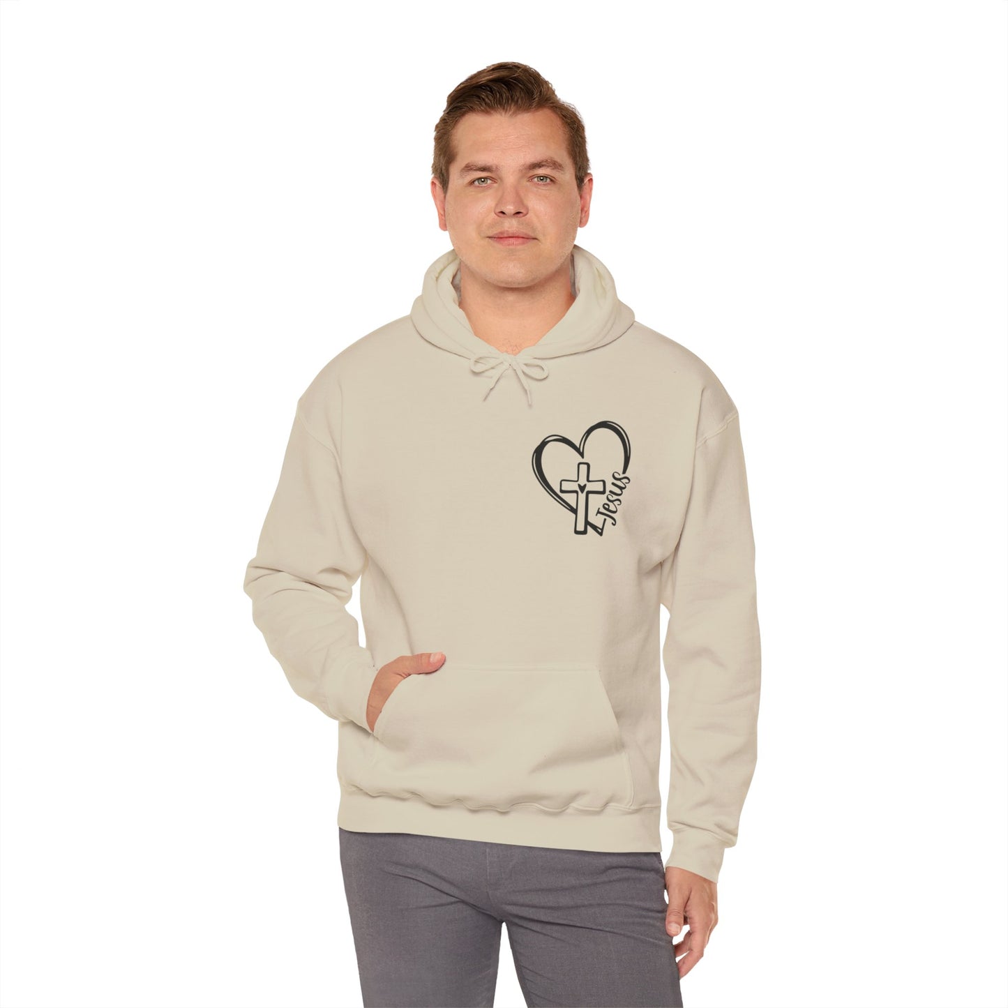 Jesus I Found My Hope  Unisex Christian Hooded Pullover Sweatshirt