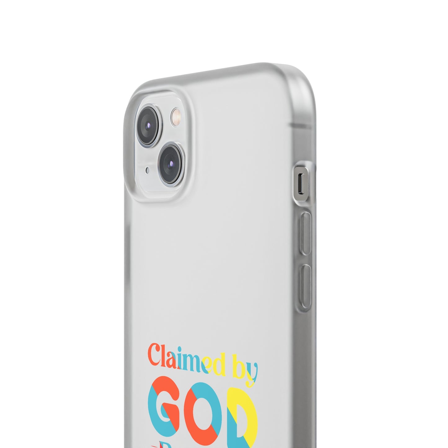 Claimed By God Purpose Over Pain Christian Flexi Phone Case Printify