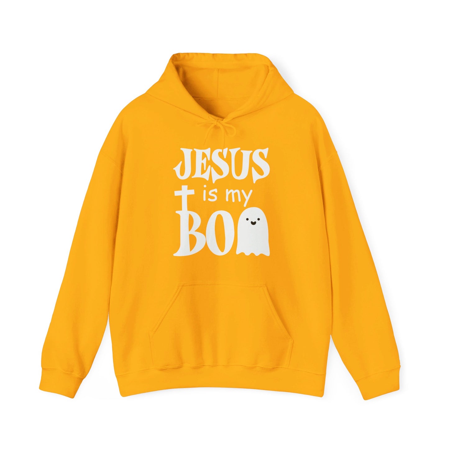 Jesus Is My Boo Halloween Unisex Christian Pullover Hooded Sweatshirt