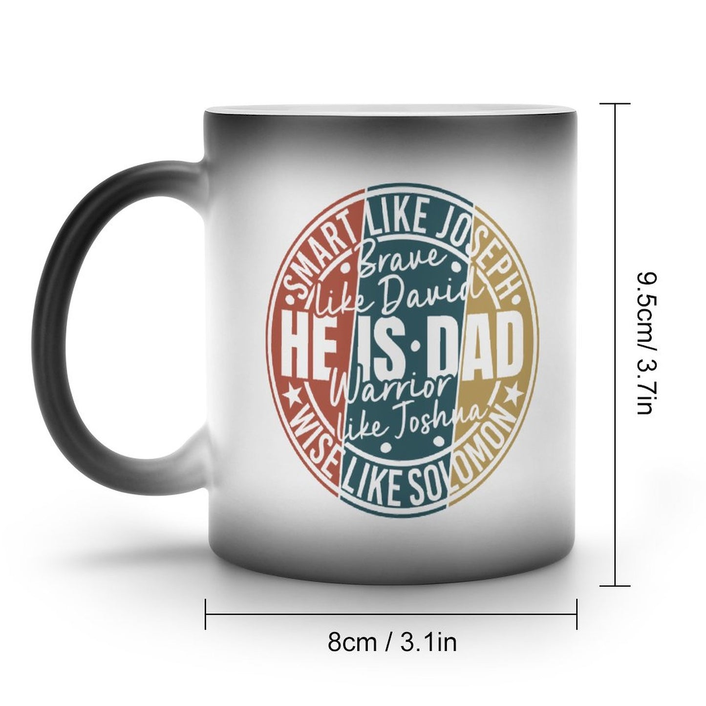 He Is Dad Like Men Of The Bible Christian Color Changing Mug (Dual-sided)