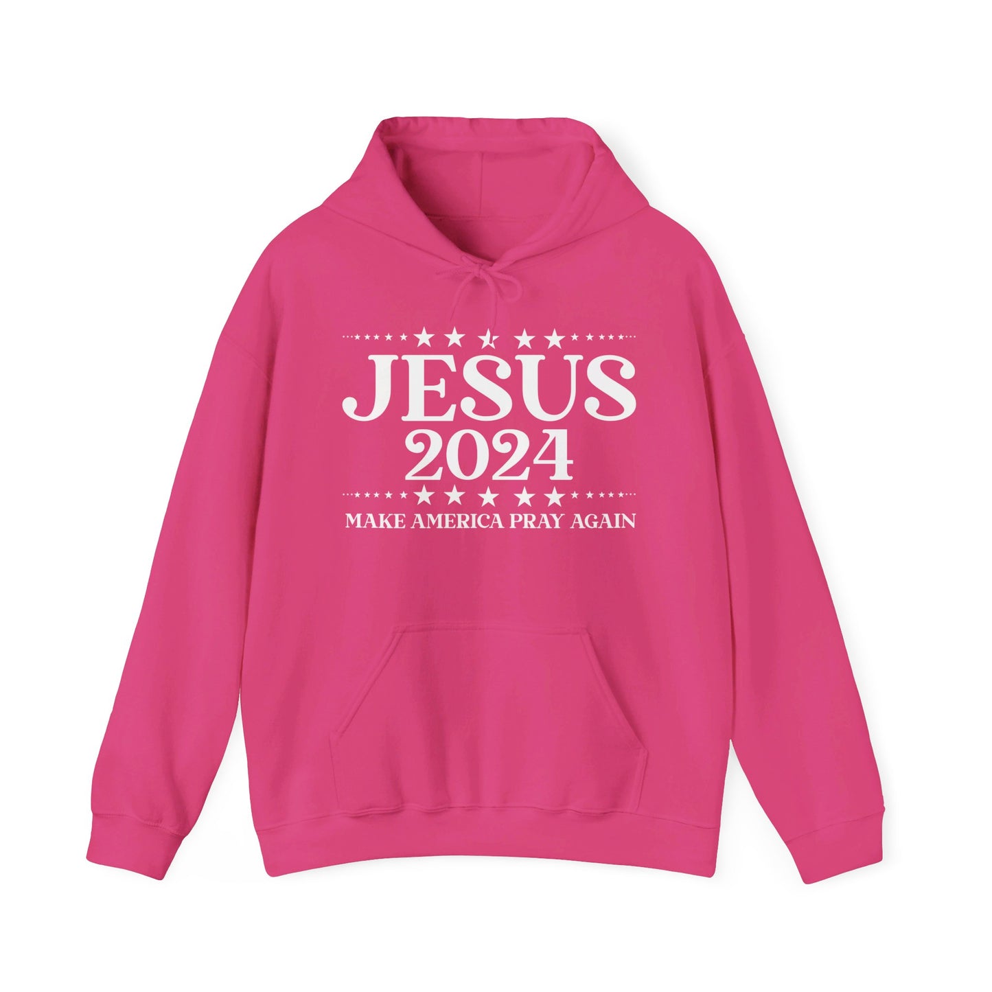 Jesus 2024 Make America Pray Again Unisex Christian Pullover Hooded Sweatshirt