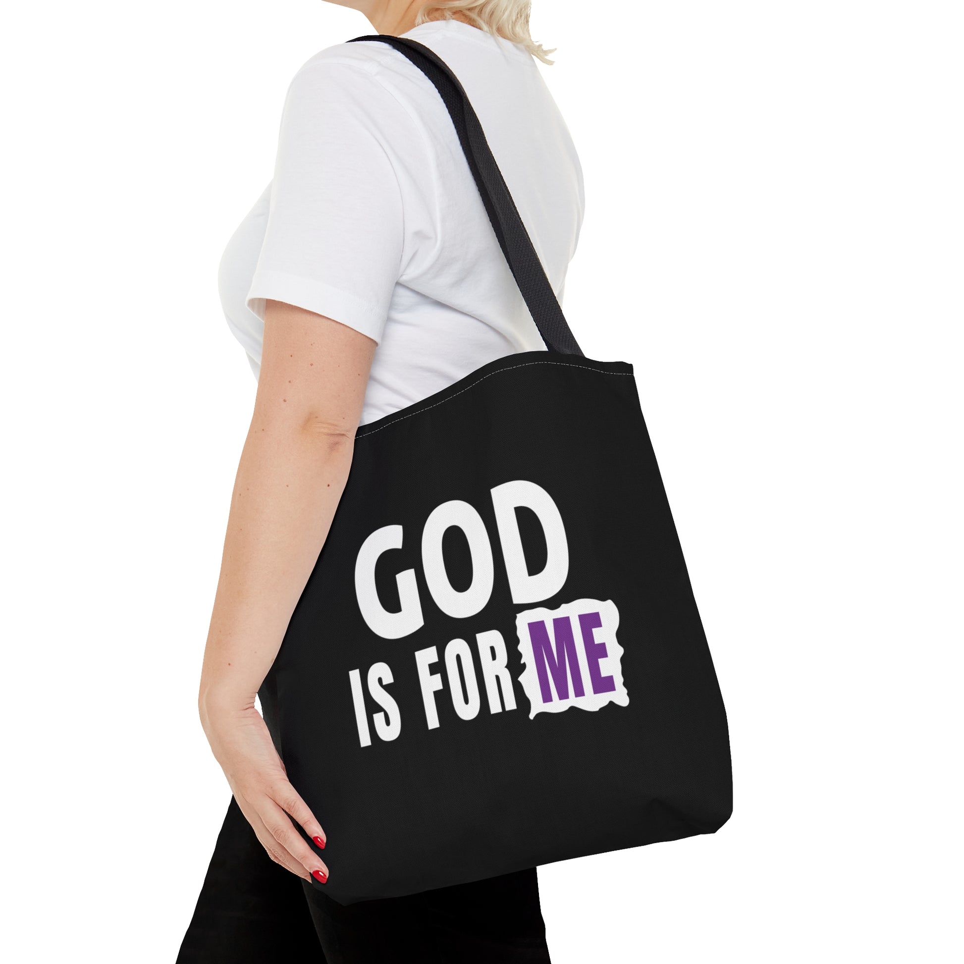 God Is For Me Christian Tote Bag Printify