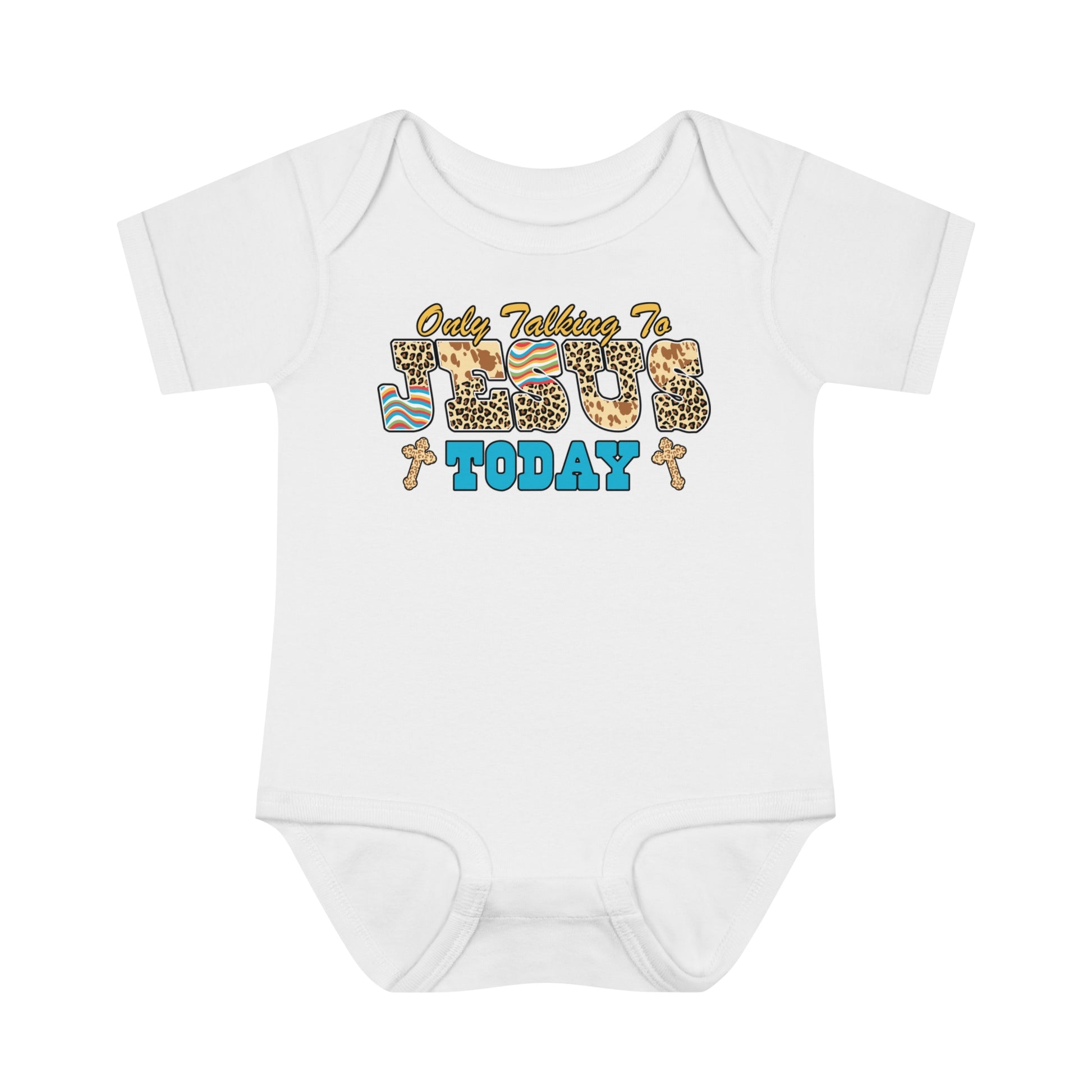 I'm Only Talking To Jesus Christian Baby Onesie Printify