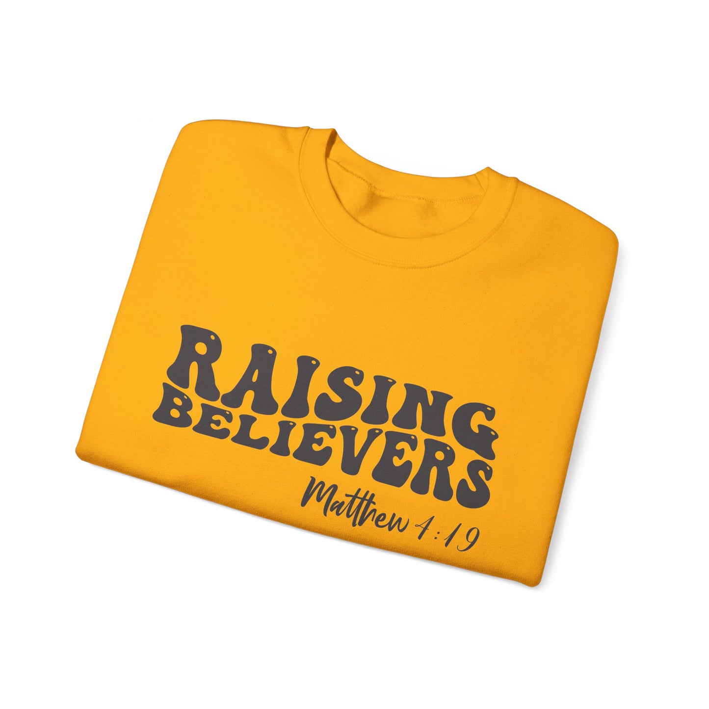 Raising Believers  Unisex Heavy Blend™ Crewneck Christian Sweatshirt