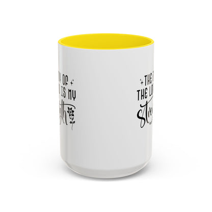 Inspirational Accent Coffee Mug - The Joy of the Lord is My Strength - Perfect for Faith Lovers