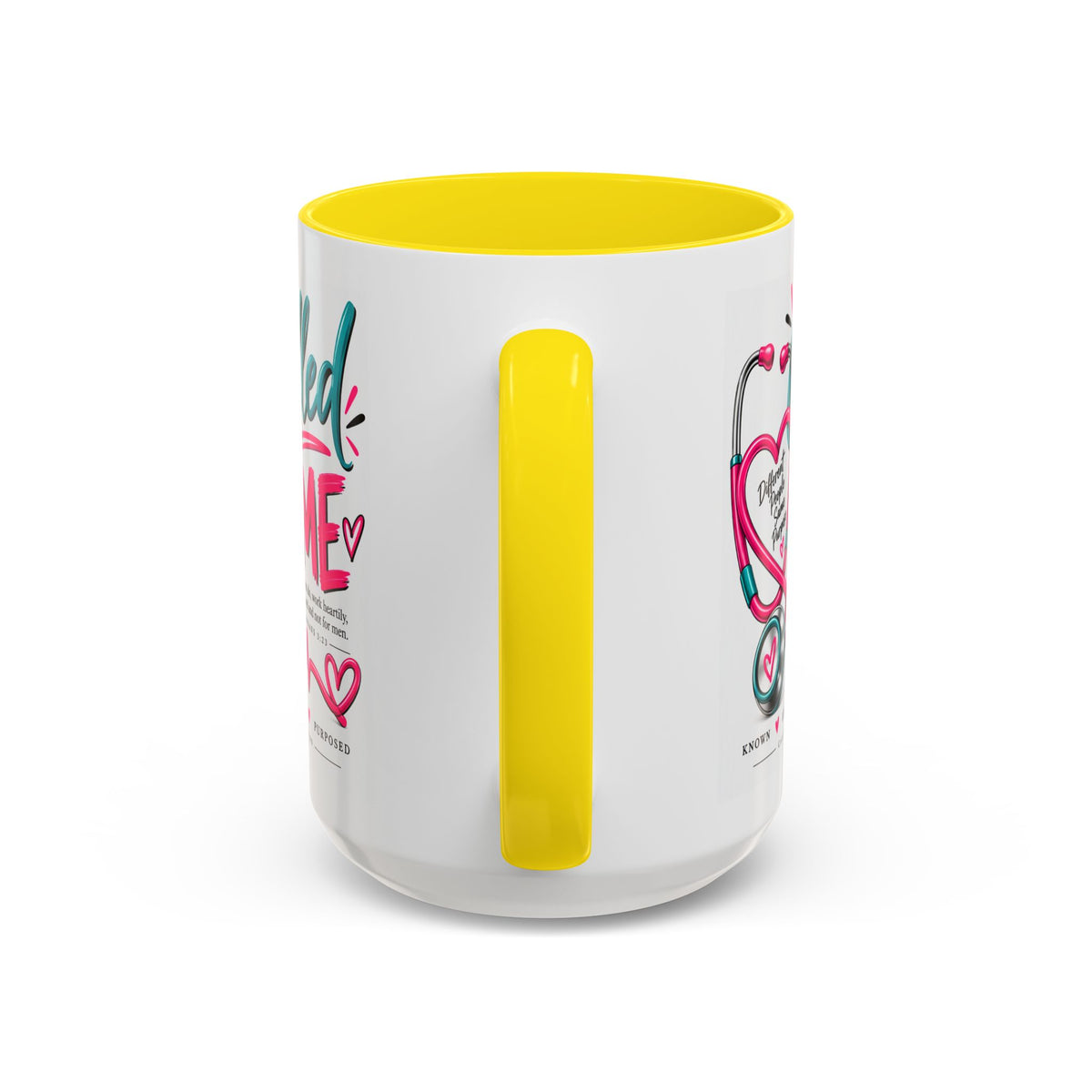 Called By Name Coffee Mug — Inspirational Nurse Stethoscope Design (11/15oz)