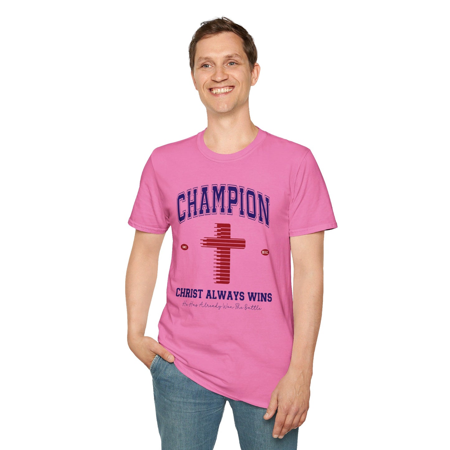 Champion Christ Always Wins Unisex Christian T-shirt