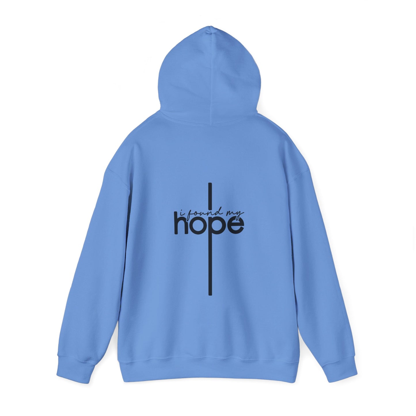 Jesus I Found My Hope  Unisex Christian Hooded Pullover Sweatshirt