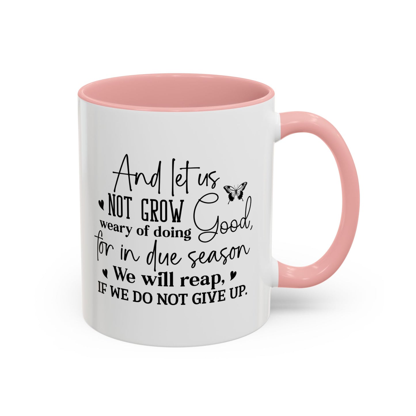 Christian Ceramic Mug - Due Season Accent Coffee Mug (11, 15oz)